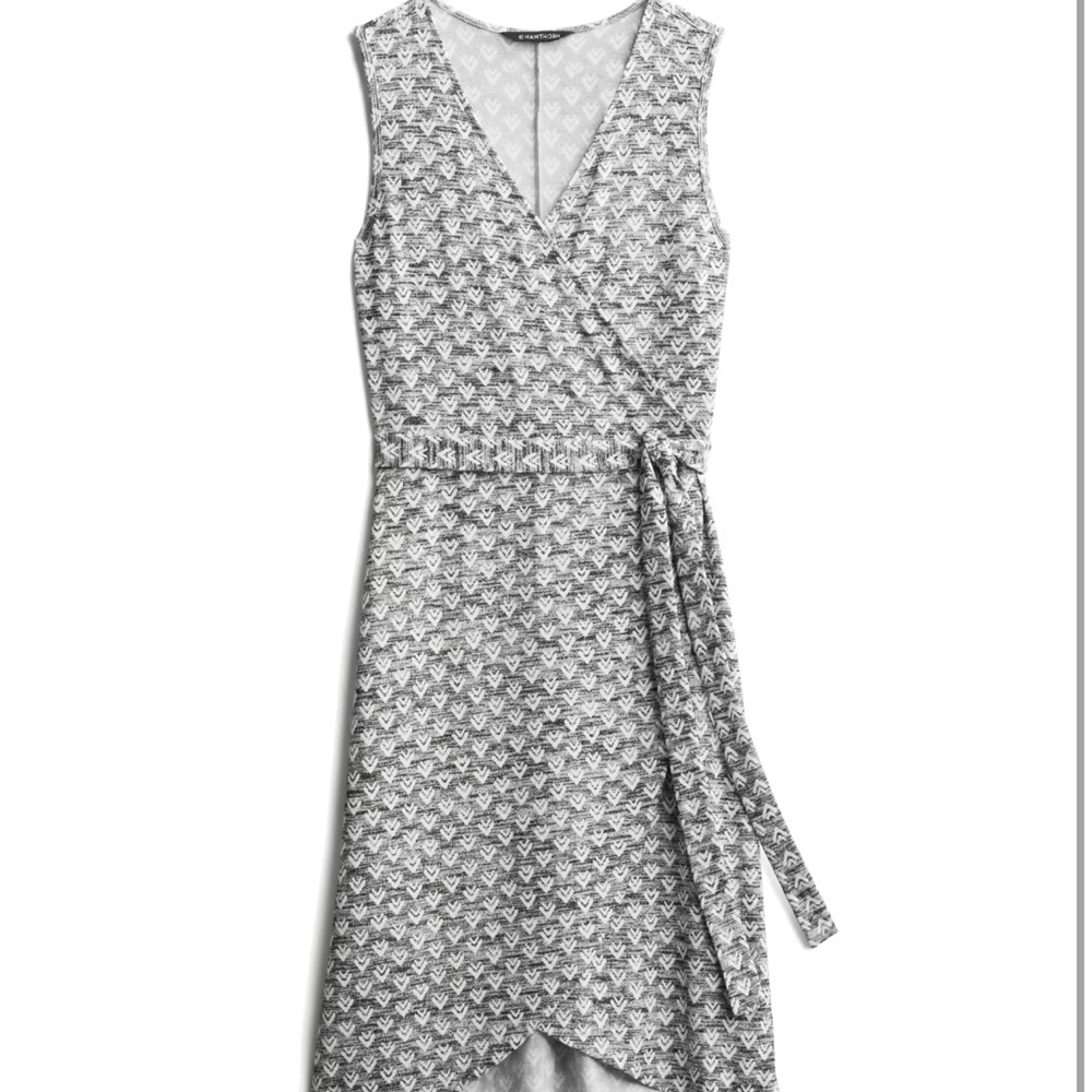 41 Hawthorn Liana Faux Wrap Knit Dress Size MP